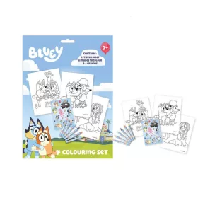 Bluey Happy Life Malset mit Aufklebern