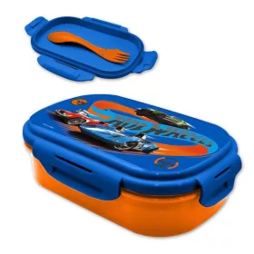 Hot Wheels Renn-Sandwichbox + Besteckset