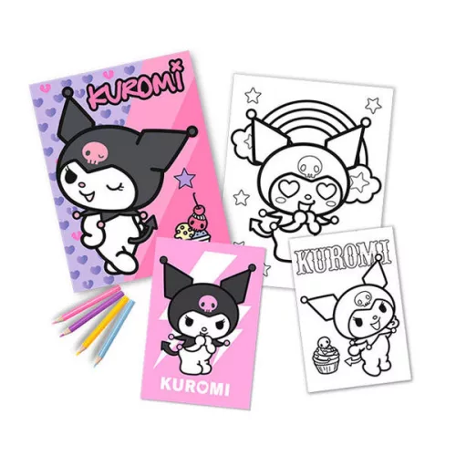 Hello Kitty Kuromi színező szett