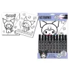 Hello Kitty Kuromi Malvorlagen