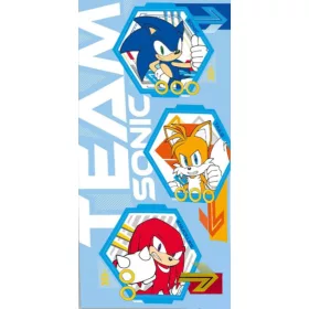   Ručnik za kupanje Sonic the Hedgehog Team, ručnik za plažu 70x140cm