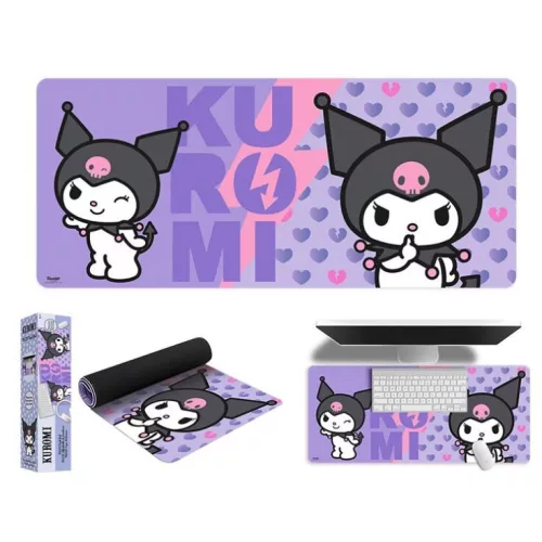 Podložka pod myš Hello Kitty Kuromi na stôl 80x35 cm
