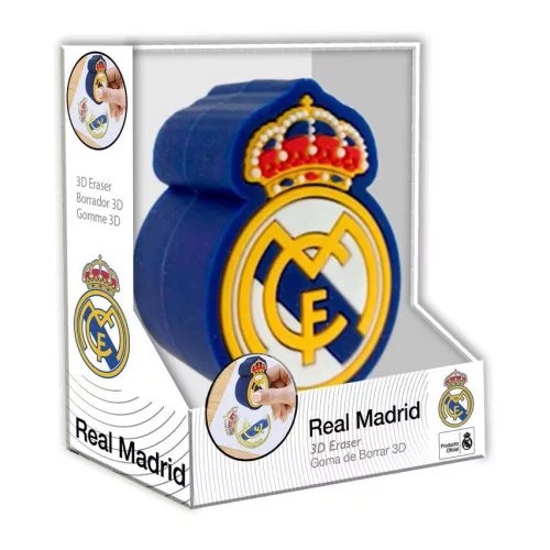 Real Madrid Logo 3D forma radír