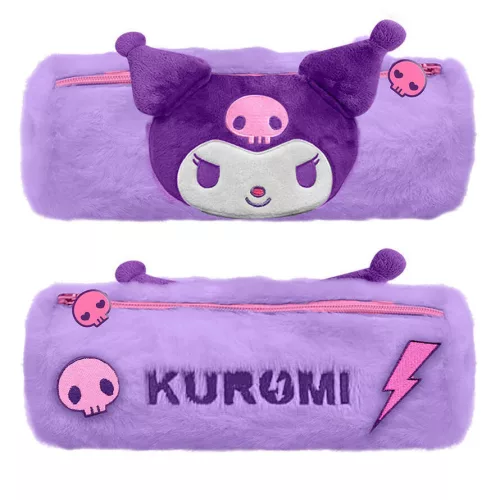 Plyšový držiak na perá Hello Kitty Kuromi 22 cm