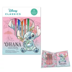   Disney Lilo a Stitch, sada zápisníkov a gélových pier Star Dog Cheeky