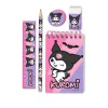 Sada písacích potrieb Hello Kitty Kuromi, 5 ks