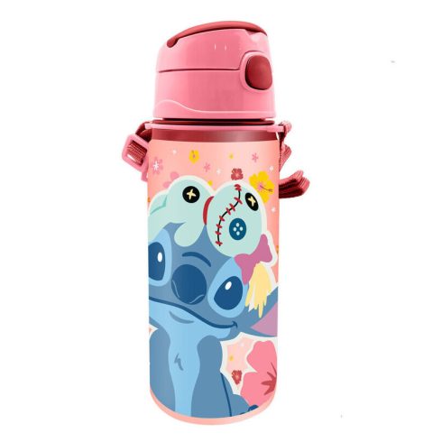 Disney Lilo és Stitch, A csillagkutya alumínium kulacs akasztóval 600 ml