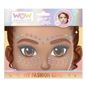 Nálepka na tvár Megan s kamienkami od WOW Generation