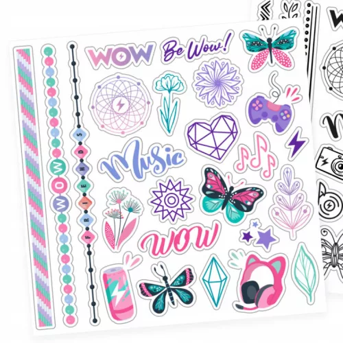 Tetovacie nálepky WOW Generation Fashion 2 listy