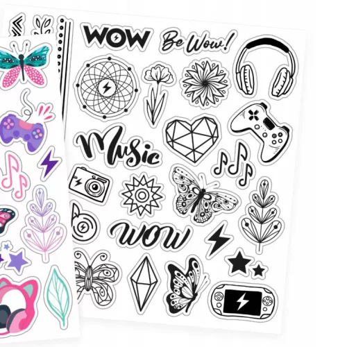 Tetovacie nálepky WOW Generation Fashion 2 listy