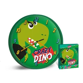 Dinosaurier Grüne Wanduhr 25 cm