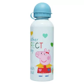   Peppa Pig Perfect Day Aluminiumflasche mit Trinkverschluss, 500 ml