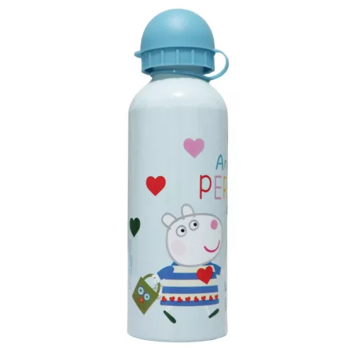 Hliníková fľaša Peppa Pig Perfect Day s uzáverom 500 ml