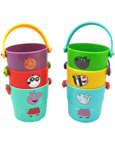 Igračka za kupanje Peppa Pig Friends, 6 dijelova