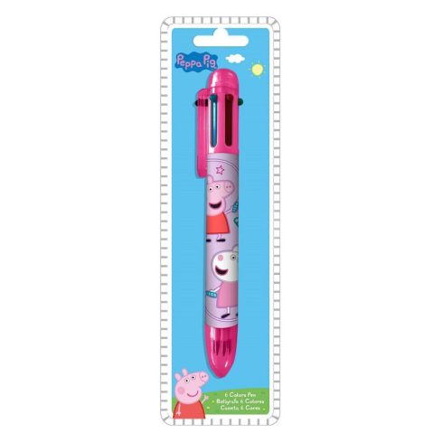 Peppa malac Pink 6 színű toll