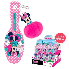 Disney Minnie Mini-Haarbürste mit Pompon-Verzierung