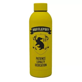   Harry Potter Hufflepuff Edelstahl-Trinkflasche mit Schraubverschluss, 700 ml