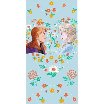  Disney Jégvarázs Flower fürdőlepedő, strand törölköző 70x140cm