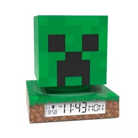 Minecraft Creeper 3D noćno svjetlo i budilica
