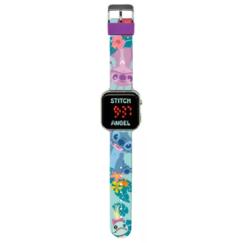 Disney Lilo és Stitch, A csillagkutya Aloha digitális LED karóra