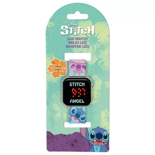 Disney Lilo és Stitch, A csillagkutya Aloha digitális LED karóra