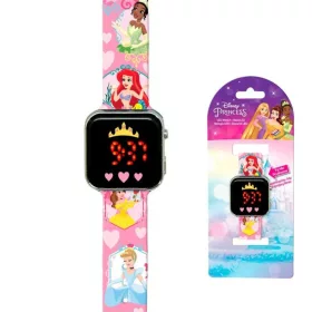 Digitale LED-Uhr mit Herzmotiv von Disney Princesses