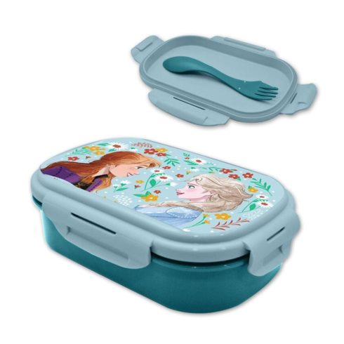 Disney Jégvarázs Enchanted szendvicsdoboz + evőeszköz szett