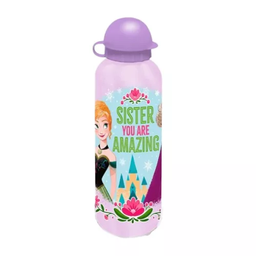 Hliníková fľaša Disney Frozen Amazing Sister s uzáverom 500 ml