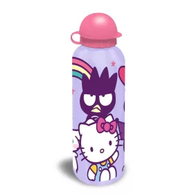   Hliníková fľaša Hello Kitty Friends Rainbow s náušníkom 500 ml