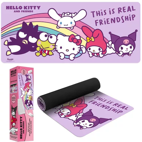 Podložka pod myš Hello Kitty Friends na stôl 80x35 cm