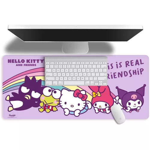 Podložka pod myš Hello Kitty Friends na stôl 80x35 cm