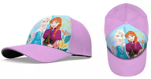 Detská baseballová šiltovka Disney Frozen Flowers Magic 52-54 cm