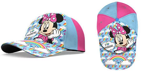 Detská baseballová čiapka Disney Minnie Rainbow Mermaid 52-54 cm