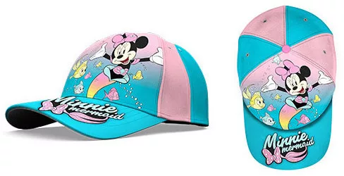 Detská baseballová čiapka Disney Minnie Rainbow Mermaid 52-54 cm