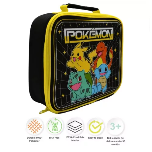 Pokémon Original Team Thermo-Lunchtasche, Kühltasche 23 cm