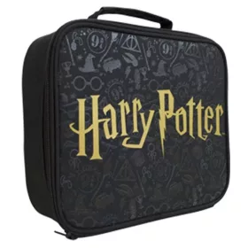 Schwarze Harry Potter Thermo-Lunchtasche, Kühltasche 23 cm