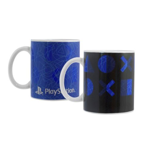 PlayStation hőre változó porcelán bögre 325 ml Díszdobozban