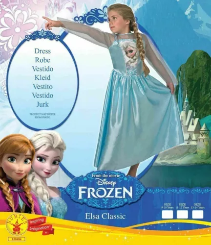 Disney Frozen Elsa Kostüm 9-10 Jahre Rubine