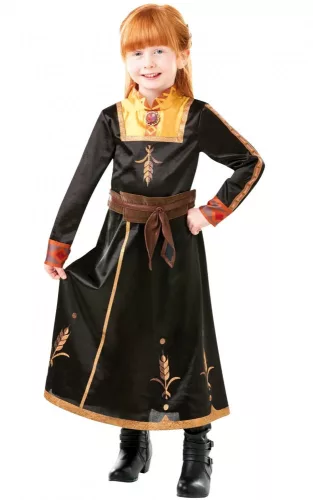 Disney Frozen Deluxe Anna Kostüm 3-4 Jahre Rubine