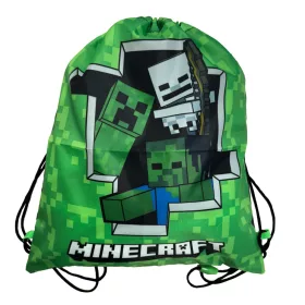 Športová taška Minecraft Creeper do posilňovne 37 cm