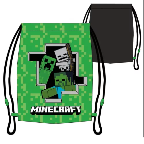 Športová taška Minecraft Creeper do posilňovne 37 cm