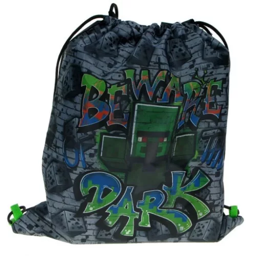 Minecraft Dark športová taška do posilňovne 37 cm