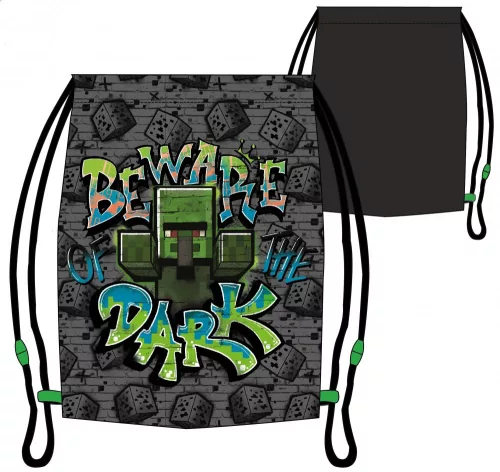 Minecraft Dark športová taška do posilňovne 37 cm