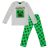 Minecraft Creeper gyerek hosszú pizsama 8-12 év