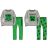 Minecraft Creeper gyerek hosszú pizsama 8-12 év
