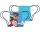 Športová taška Paw Patrol Hero Hounds, taška do posilňovne 40 cm