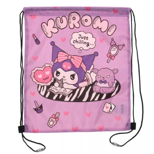 Športová taška Hello Kitty Kuromi, taška do posilňovne 40 cm