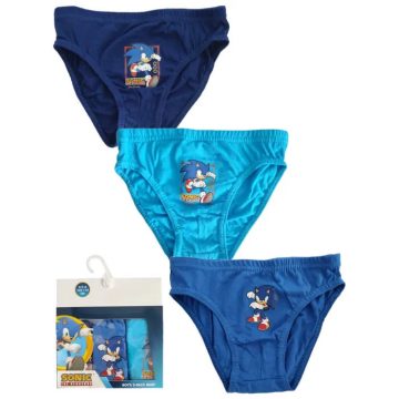   Sonic a sündisznó Run gyerek fehérnemű, alsó 3 darab/csomag