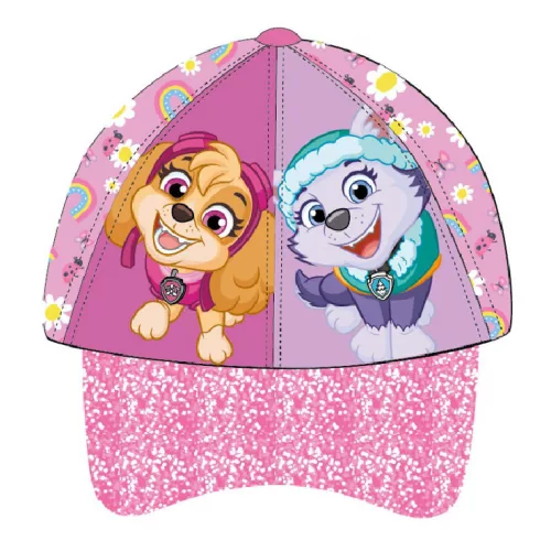 Detská baseballová čiapka Paw Patrol Flowers and Rainbow 52 cm