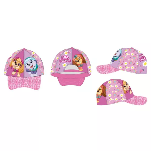 Detská baseballová čiapka Paw Patrol Flowers and Rainbow 52 cm